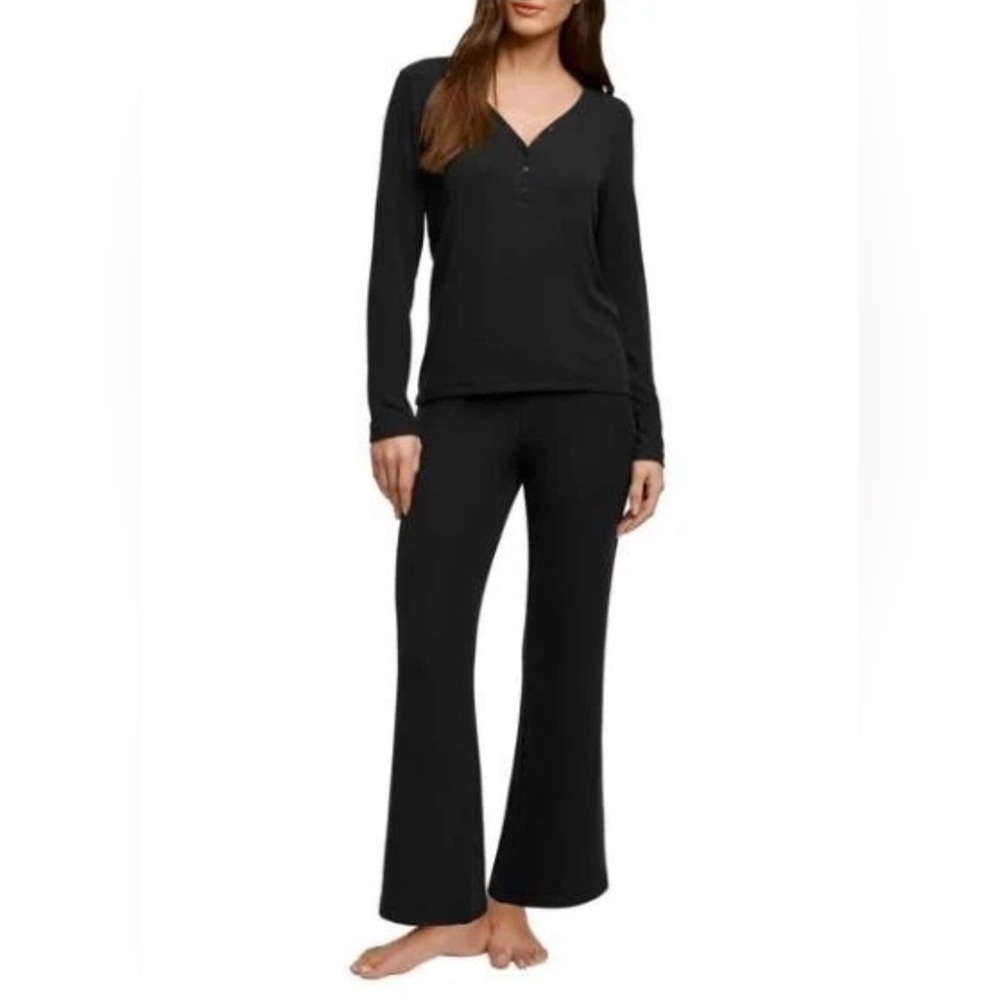 Banana Republic Black Ribbed Lounge Set NWT